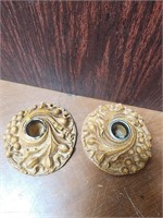 Set of 2 Vintage Burwood Candle Holders