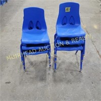 (6) YOUTH STACKING CHAIRS