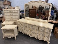 French style shabby chic bedroom set