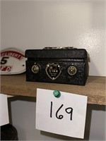 Vintage Metal Safe Bank with Combination