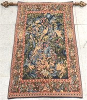 Craye Tapestry Wall Hanging with Decorative Rod