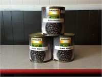 Sun Source Black Beans- Qty-3   6 lb Cans