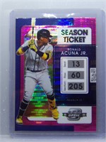 Ronald Acuna Jr 2022 Contenders Pink