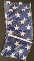 Lot of 5 New American Flags.