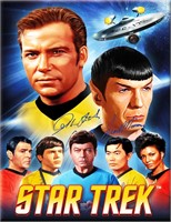 Star Trek  Nimoy / Shatner Signed Photo PREPRINTED