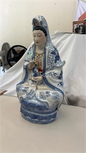 Large Porcelain Asian Lady