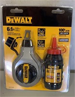 New DeWalt Chalk Line W/Red Chalk