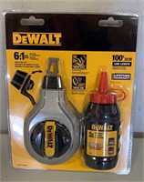 New DeWalt Chalk Line W/Red Chalk