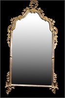 CARVED GILT FRAMED MIRROR