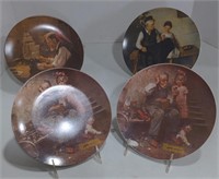 (AB) Norman Rockwell plates *times the quantity