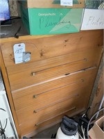 4 drawer chest with contents