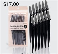 Dermaplaning Tool 12pk | Eco-Friendly Black -