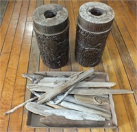 DRIFTWOOD & WOODEN CYLINDERS