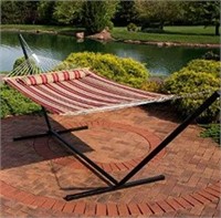 Sunnydaze 2 Person Quilted Fabric Hammock