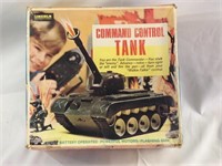 Vintage battery-operated command control tank