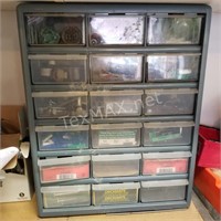 Workbench Drawer Organizer and Contents