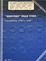 MERCURY SILVER DIME ALBUM SEE NOTE ON BOOK