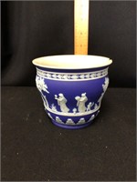 Wedgwood Cobalt Blue Jardiniere - Chipped