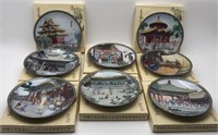 8 Imperial Jingdezhen Porcelain Collectors Plates