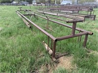 Pipe Frame Silage Bunk Feeder c/w Top Bars