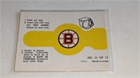 1973 74 OPC Hockey Ring Boston