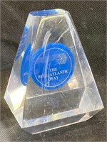 The Bell Atlantic Way Lucite Paper Weight - Note
