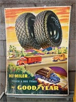 Original Good Year cardboad advertisement