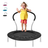 Lyromix 36Inch Kids Trampoline for Toddlers with H