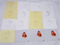 CRO Original Cel Painting & Sketches Drawings