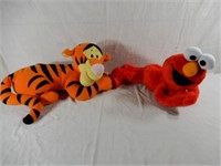 LARGE TIGGER & ELMO STUFFED ANIMALS