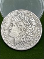 1891 MORGAN SILVER DOLLAR