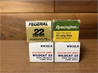 (4) Full Boxes of .22 Shells