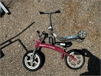 Radio Flyer Bike & a Scooter