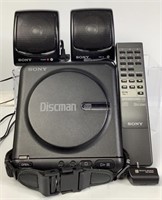 Sony Discman D-2 Mini Speakers SRS-18 & Wireless