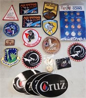 W - LOT OF COLLECTIBLE PATCHES & MORE (W25)