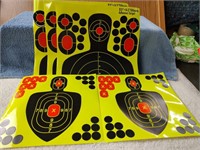 5 Adhesive Targets - 3 - 9.5" x 14.5" & 2 - 8" x