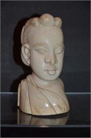 Natural Carved African Bust