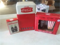 COKE COOKIE JAR AND SALT AND PEPPER SHAKERS