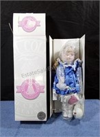 Tussini Collection porcelain doll. "Ashley".