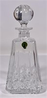 Waterford decanter, Lismore, tapered sides,