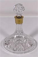 Waterford signed Ship's Decanter, 7.5" dia. Base,