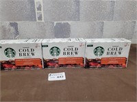 3x Cold brew caramel coffee pods starbucks