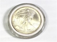 1990 One Ounce American Silver Eagle Dollar Coin