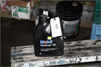 hydraulic oil 56 half full new oil
