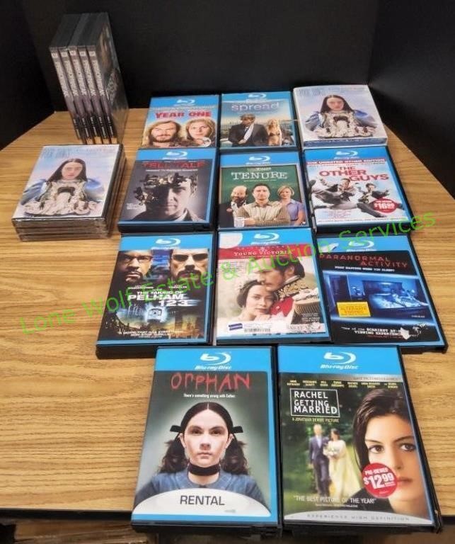 (23) Blu-Ray & (8) DVDs