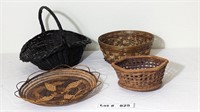 VINTAGE WICKER BASKETS