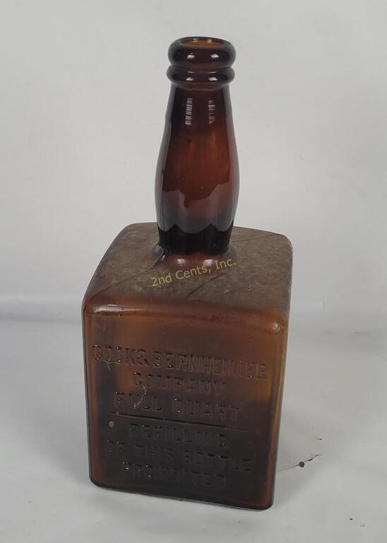 Antique Cook & Bernheimer Whiskey Bottle