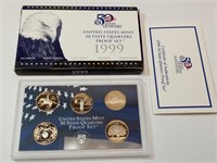 OF) 1999 state quarters proof set