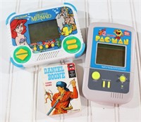 Pacman, Daniel Boone Card Game, & Little Mermaid