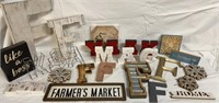 Wooden Letters, Light-up Letters & Others, Signs